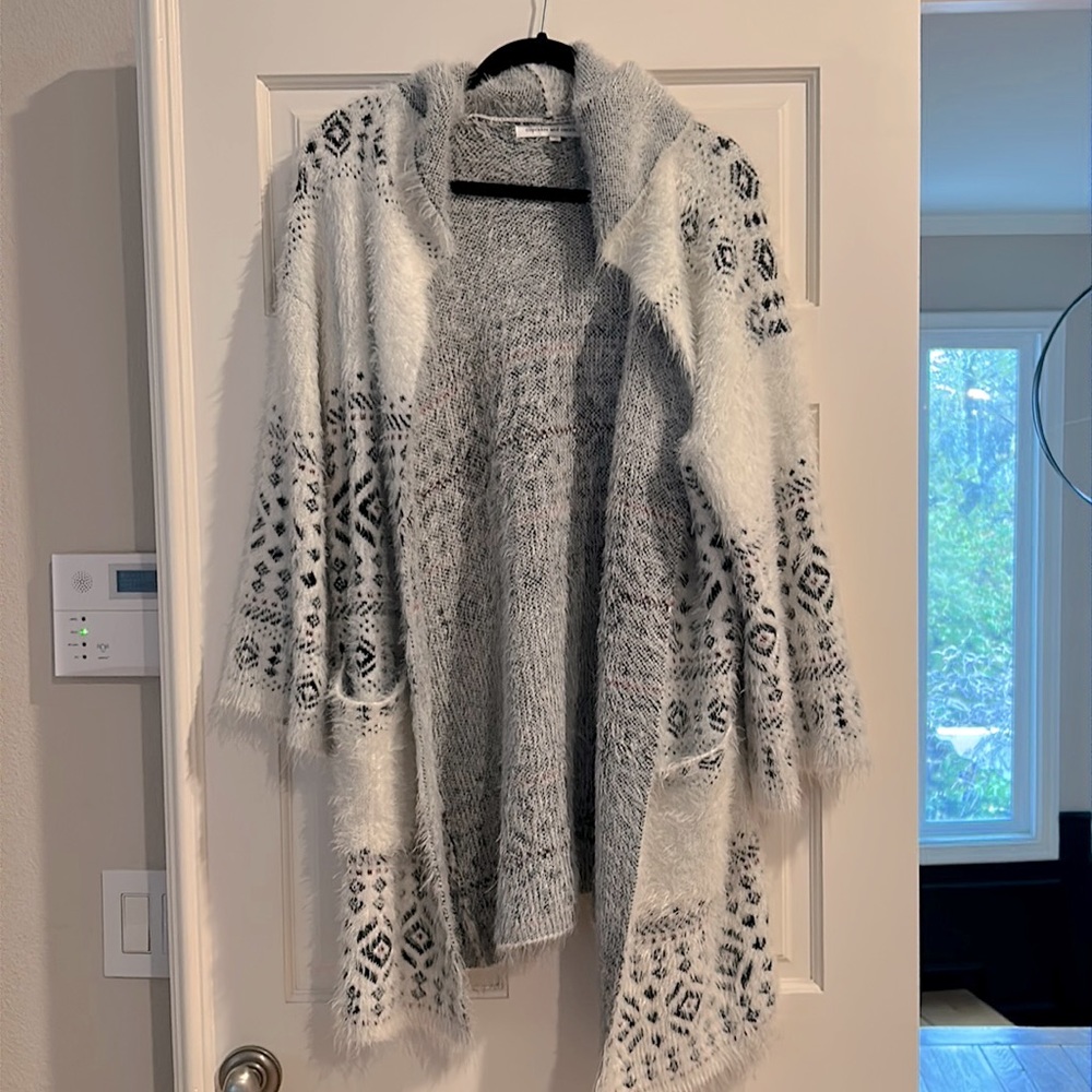Cupcakes and cashmere hooded coatigan